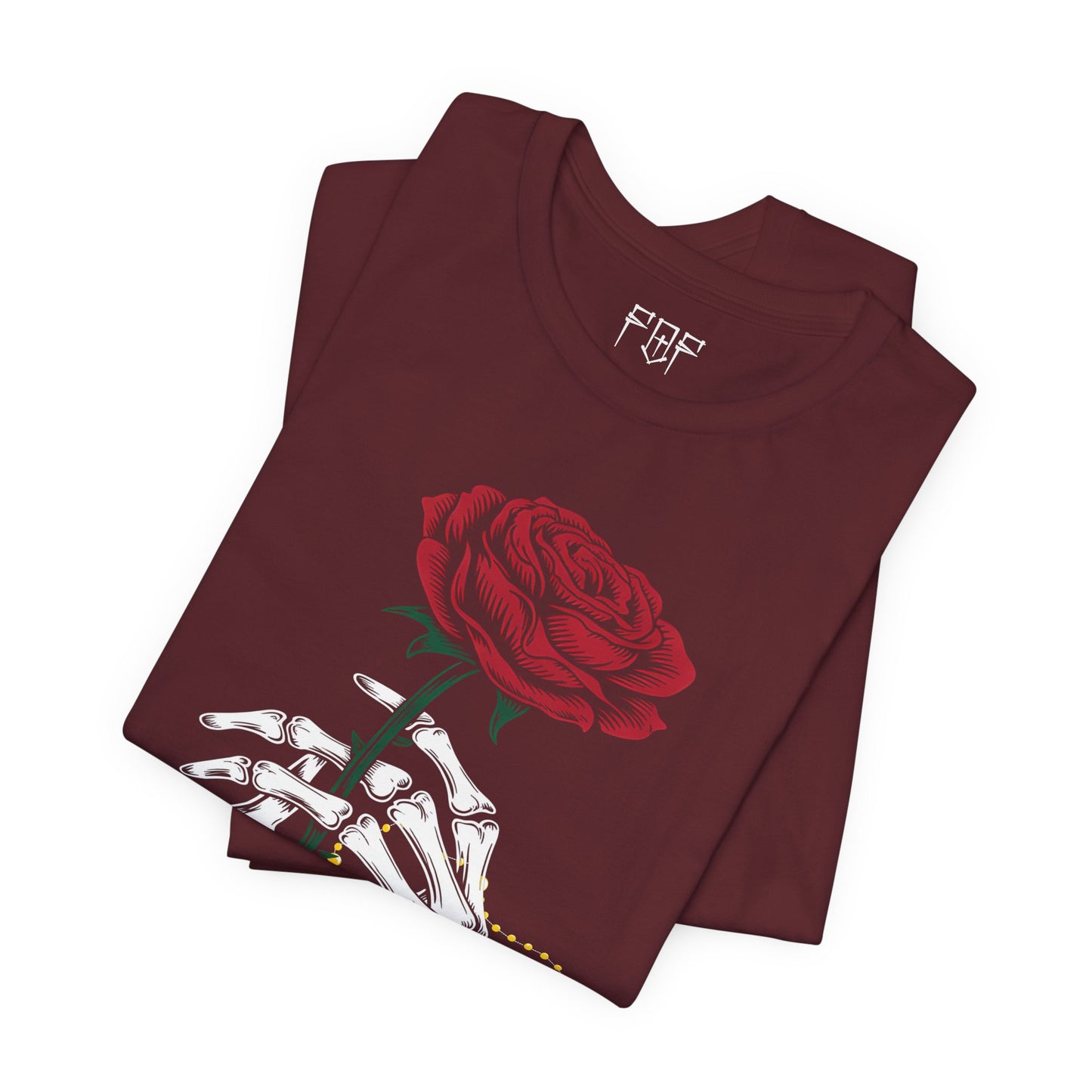 Faith Eternal – Skeleton & Rose Tee