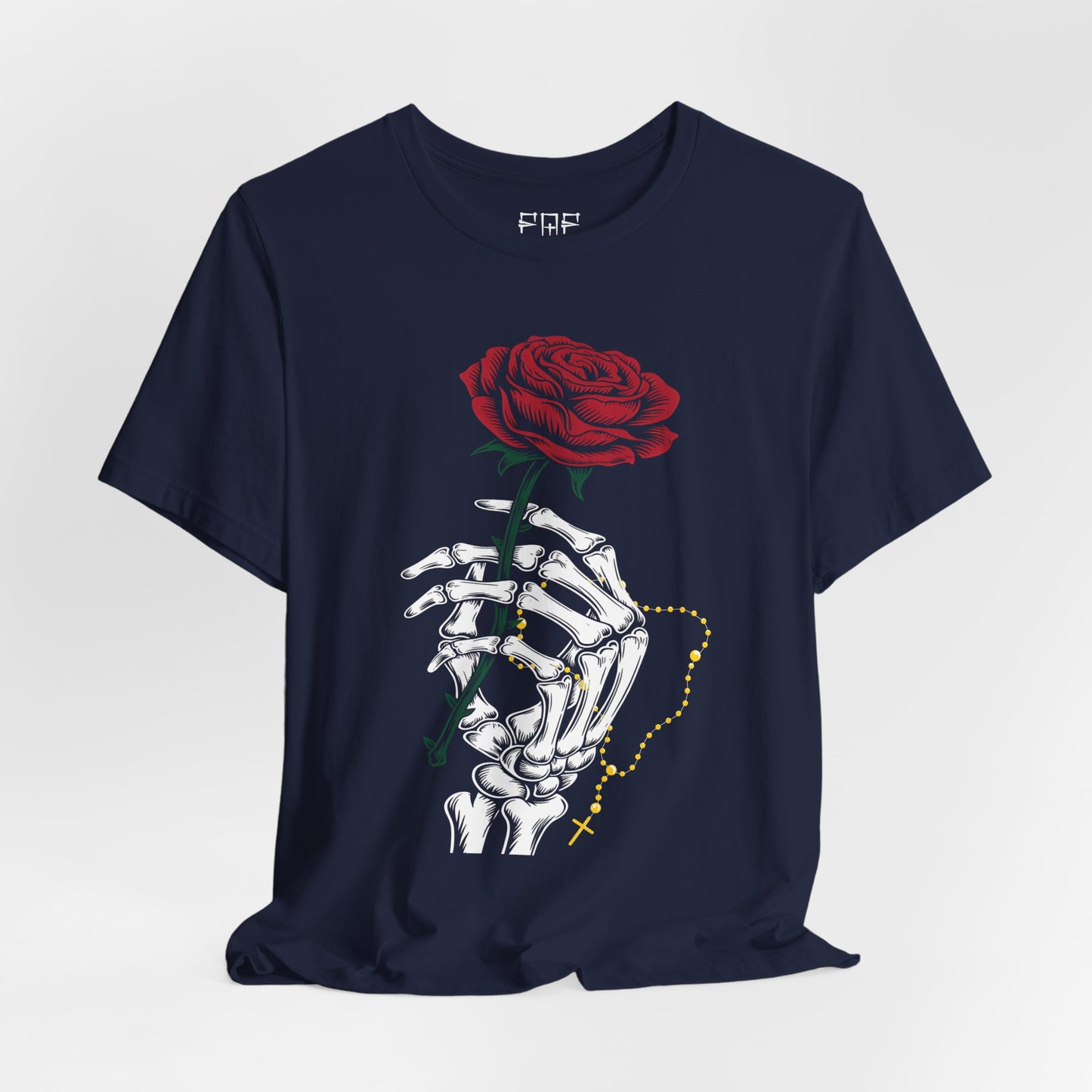 Faith Eternal – Skeleton & Rose Tee
