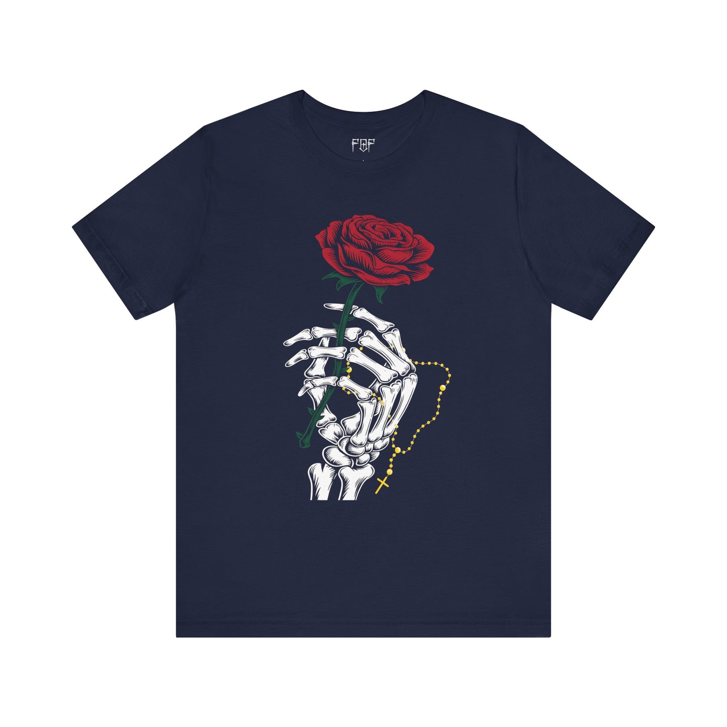 Faith Eternal – Skeleton & Rose Tee