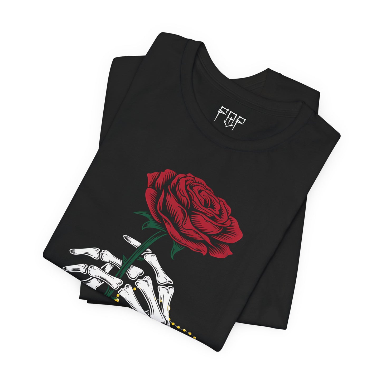 Faith Eternal – Skeleton & Rose Tee