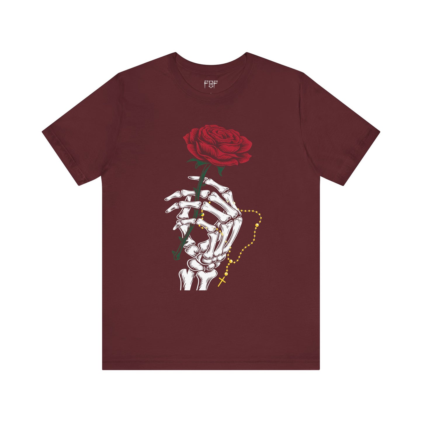 Faith Eternal – Skeleton & Rose Tee