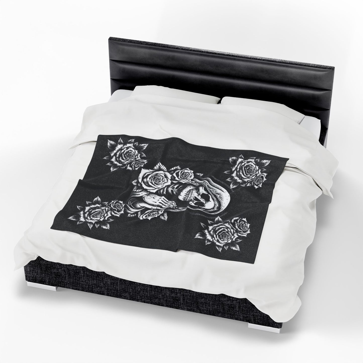 “Roses & Redemption Blanket — Faith Forged in the Fire”