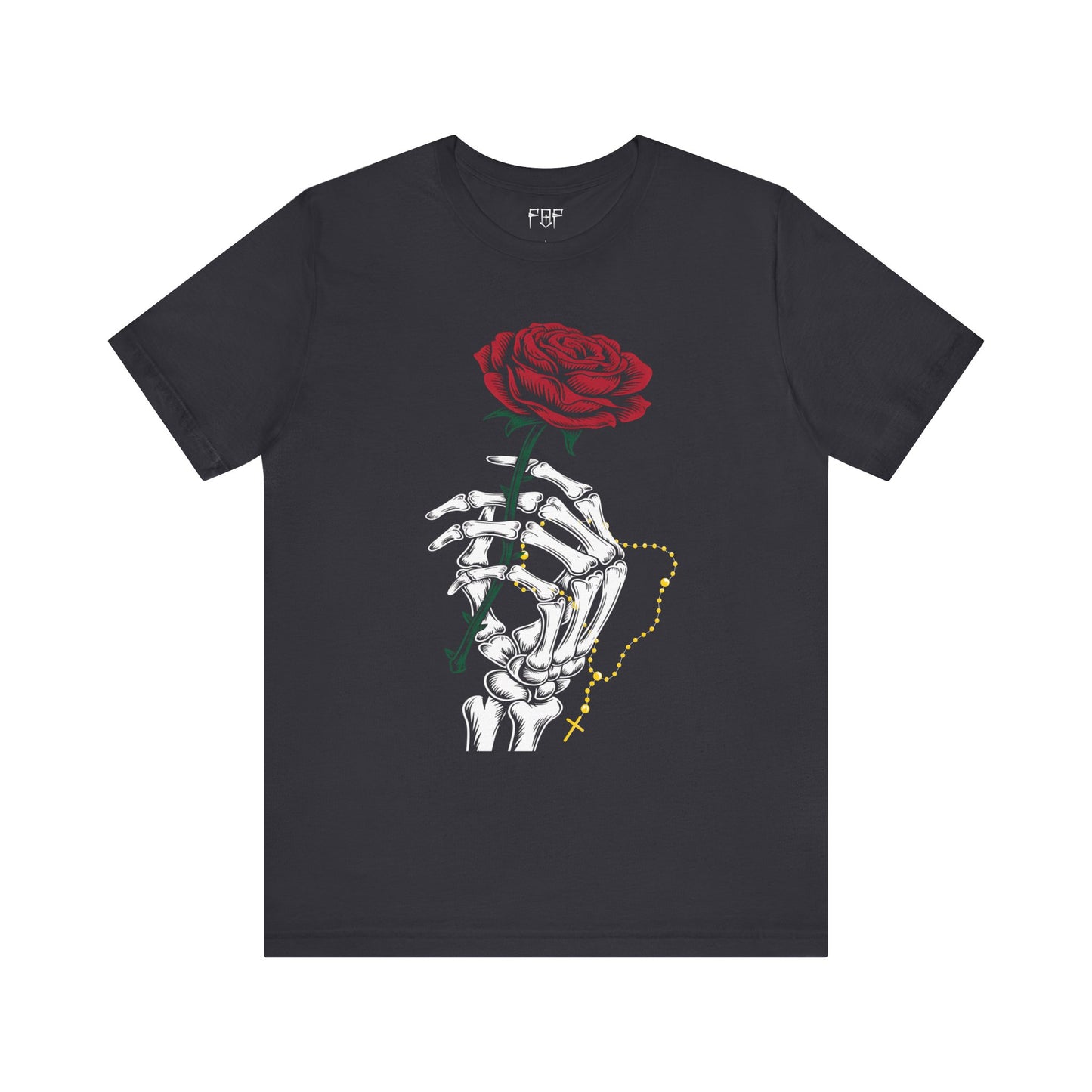 Faith Eternal – Skeleton & Rose Tee