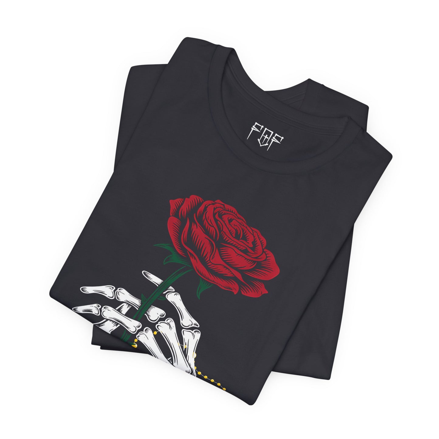 Faith Eternal – Skeleton & Rose Tee