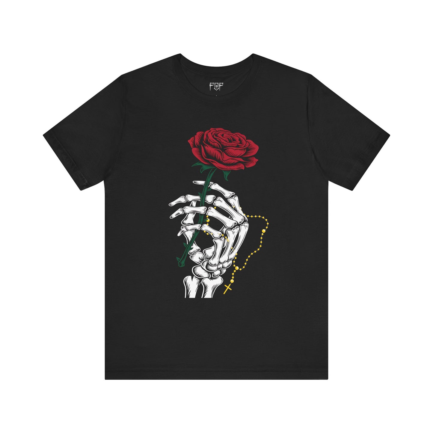 Faith Eternal – Skeleton & Rose Tee